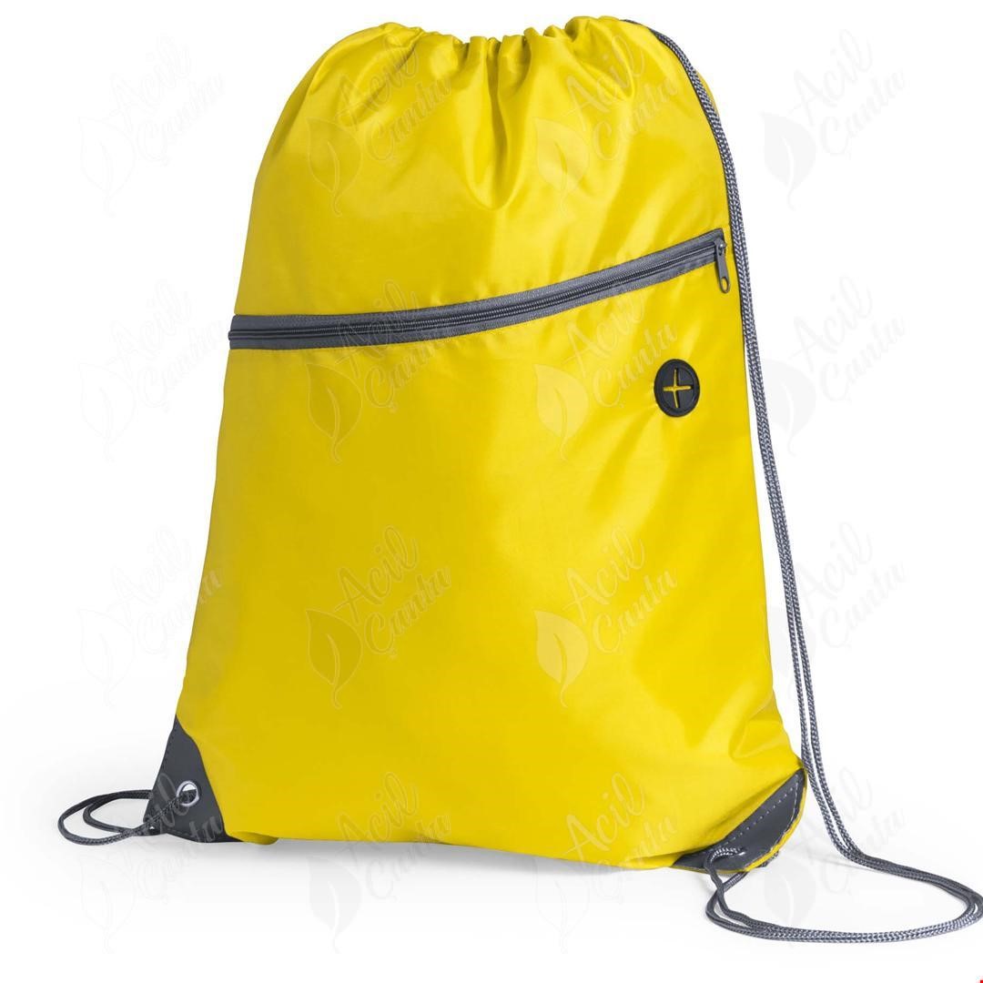 Ipli Büzgülü Renkli Çanta