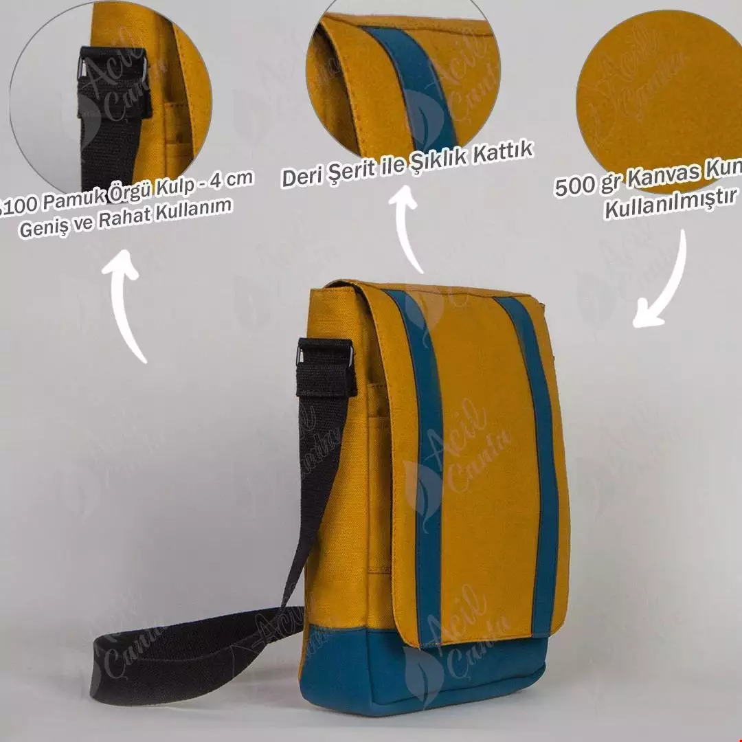 Kanvas Omuz Çantası