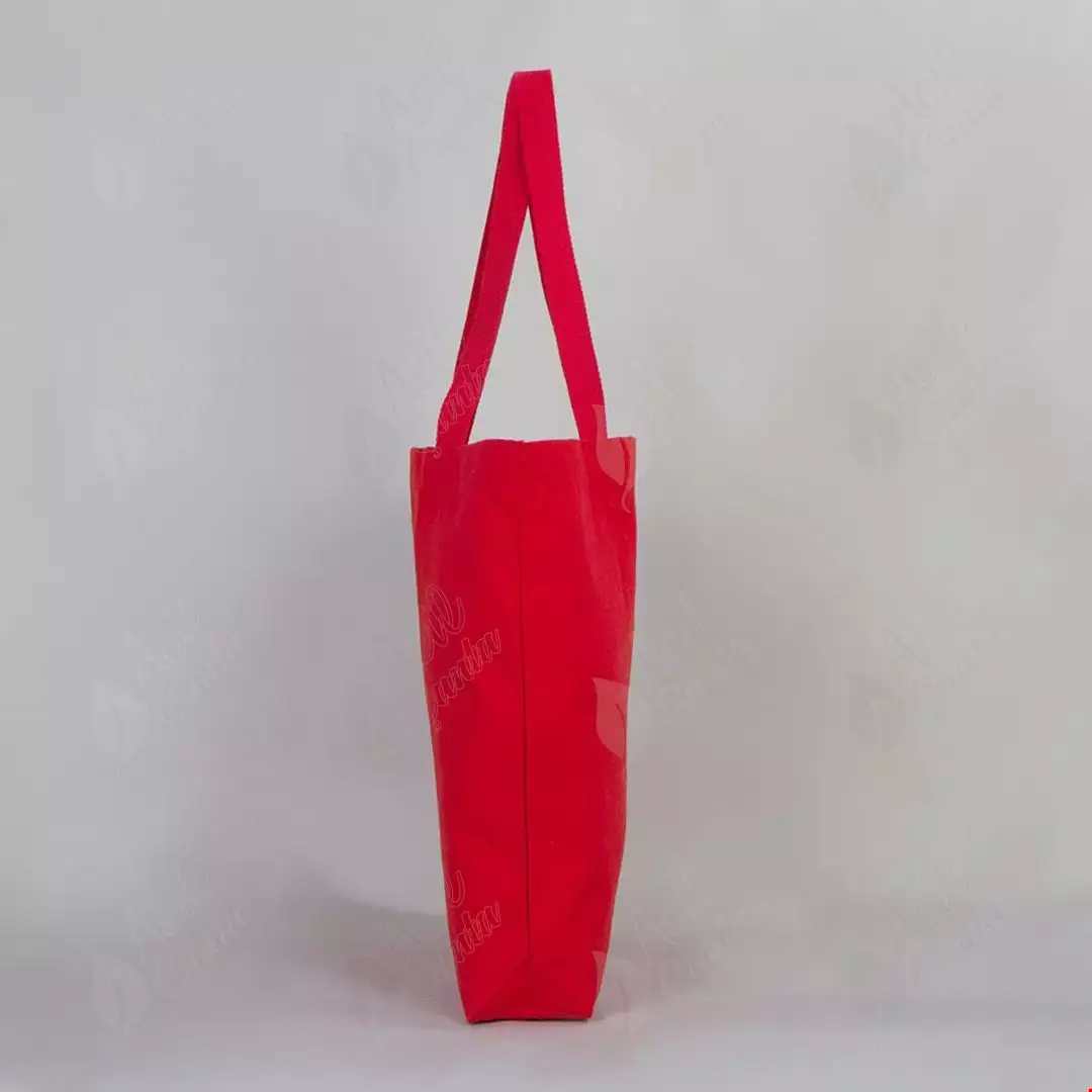 Kırmızı Kanvas Plaj Çantası