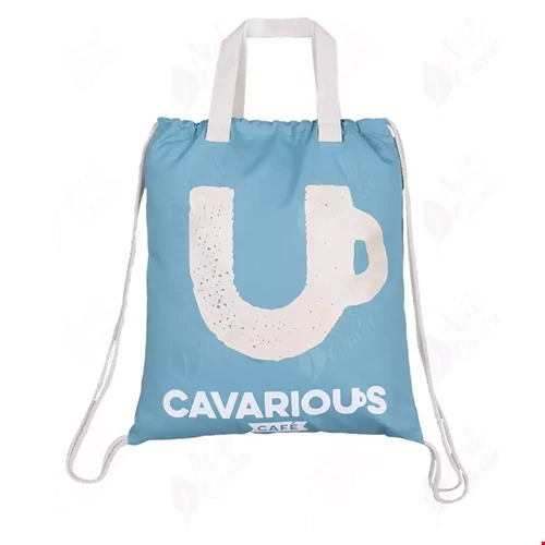 İpli Saplı Tela Çanta