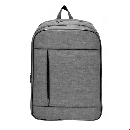 A3023 Gri Keten Sırt Çantası önden görünüm