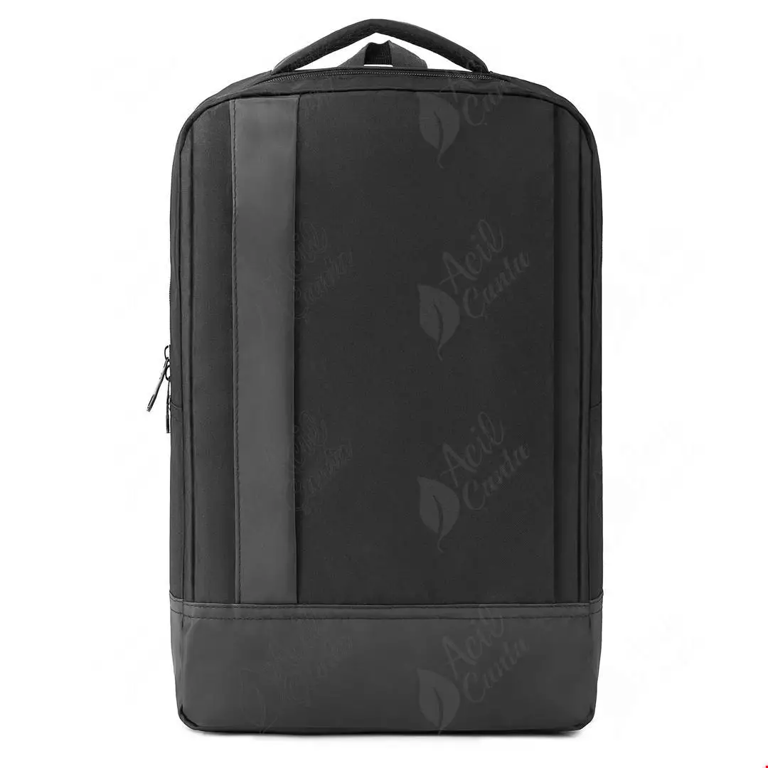 Siyah promosyon sırt çantası