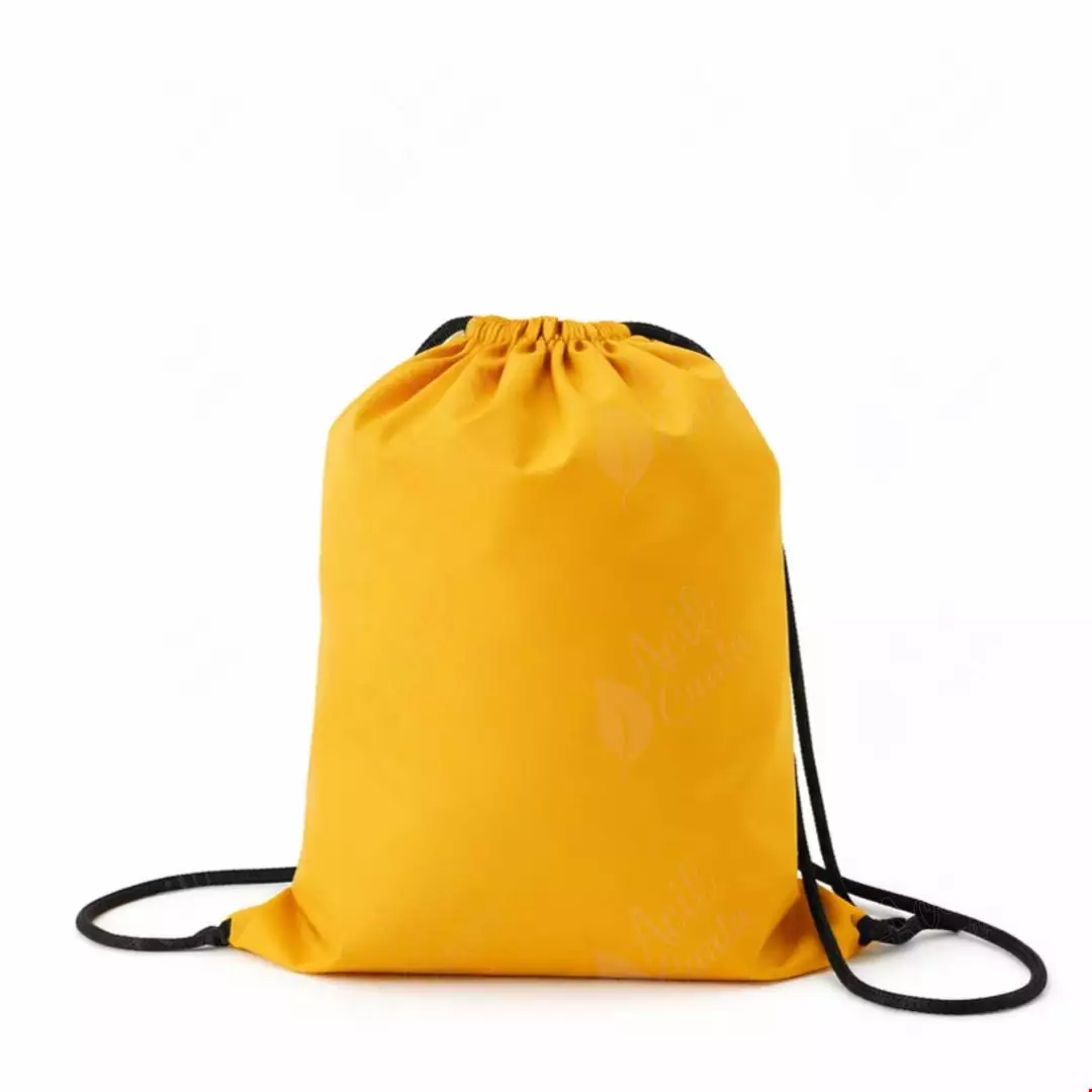 İpli Büzgülü Çanta Sarı