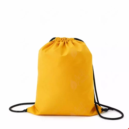 İpli Büzgülü Çanta Sarı