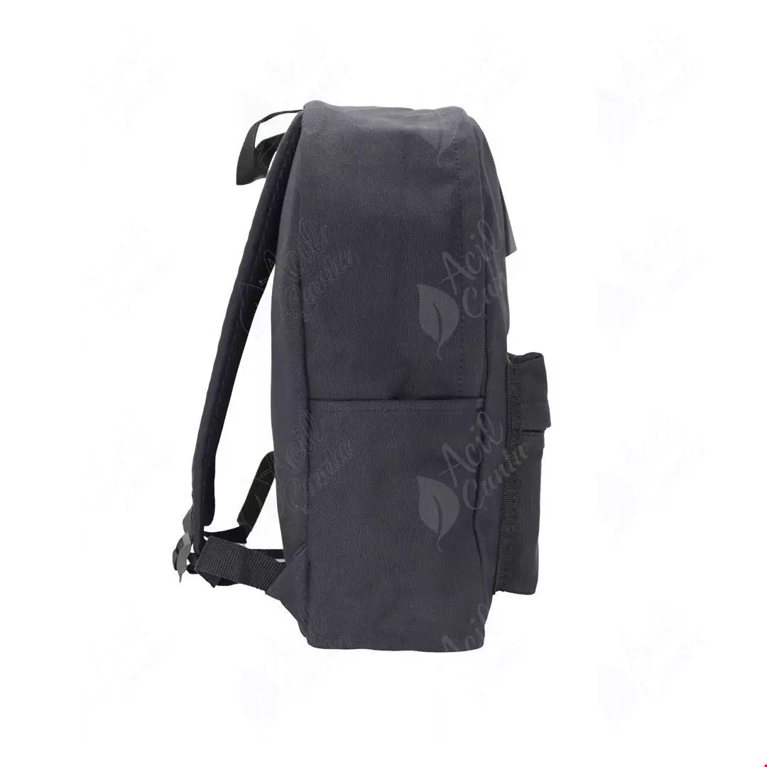 Siyah Kanvas Sırt Çantası