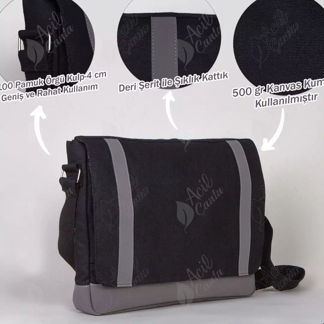 Kanvas Laptop Çantası